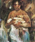 Lovis Corinth Madchen, sich entkleidend oil painting on canvas